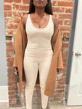 Load image into Gallery viewer, Ivory Ribbed Jumpsuit
